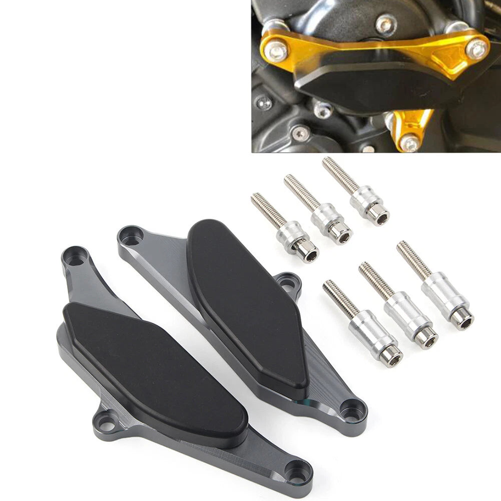 CNC Engine Slider Frame Crash Protector Pads for Yamaha Vmax 1700 (2009-2018)