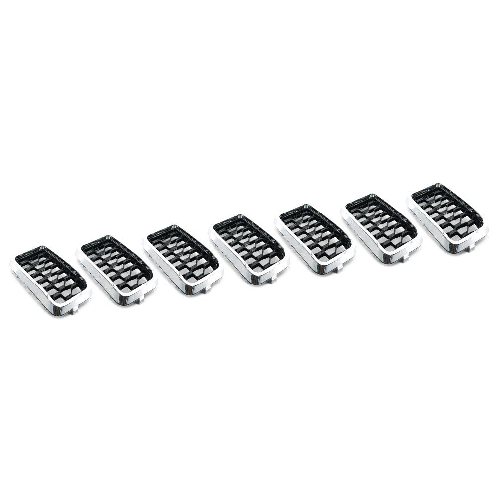 Honeycomb Mesh Grille Insert Cover Chrome for Jeep Grand Cherokee (2017-2021)
