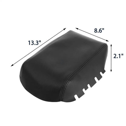 Leather Center Console Lid Armrest Cover Trim for Toyota 4Runner (2010-2023)