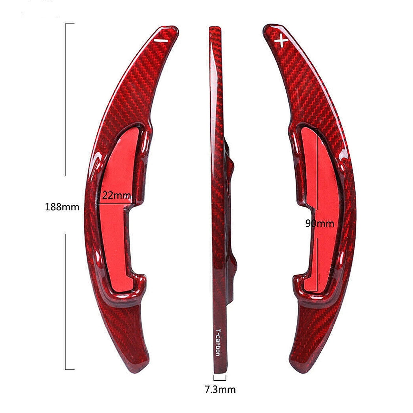 2 x Carbon Fiber Shift Paddle Extensions for BMW M2-M5 (2014-2018)