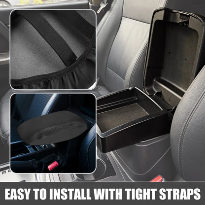 Armrest Cover Pad for Mitsubishi Outlander 2022-2023 Faux Leather Black