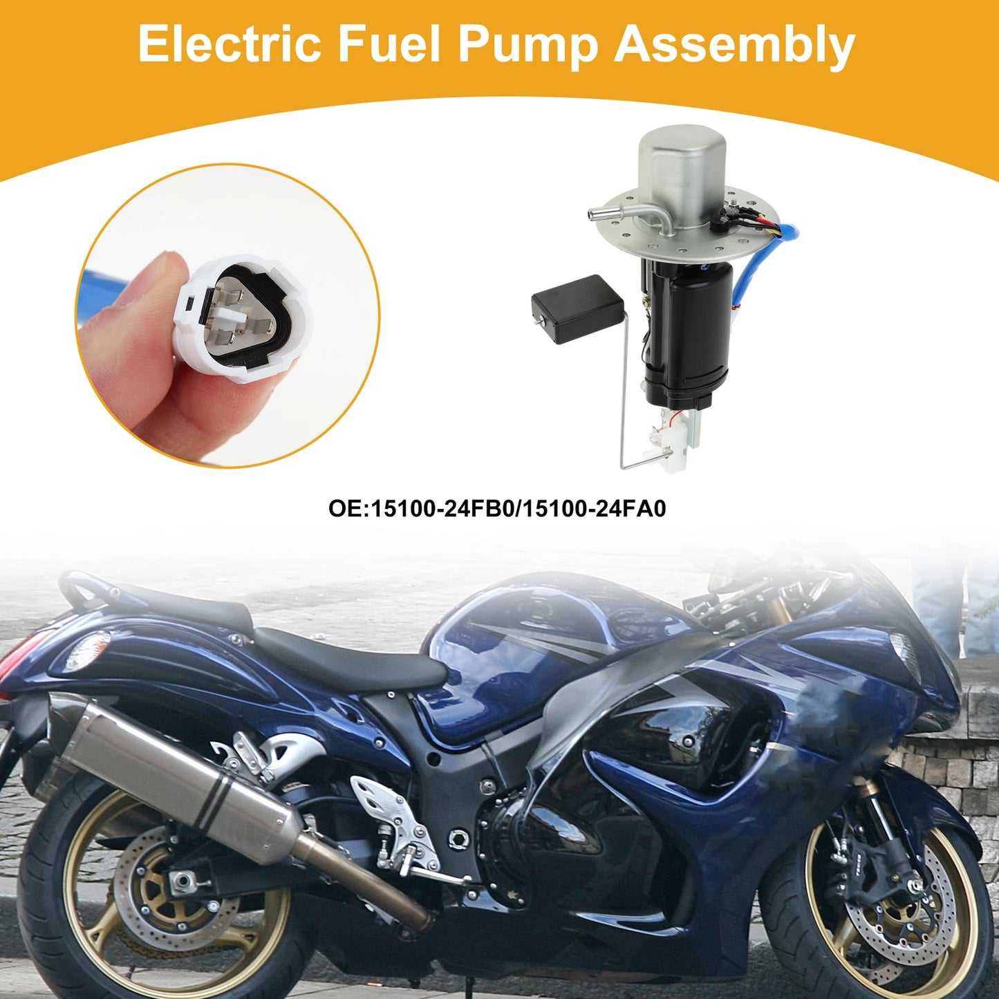Fuel Pump Assembly for Suzuki Hayabusa GSX1300R GSX1300RZ (1999-2007)