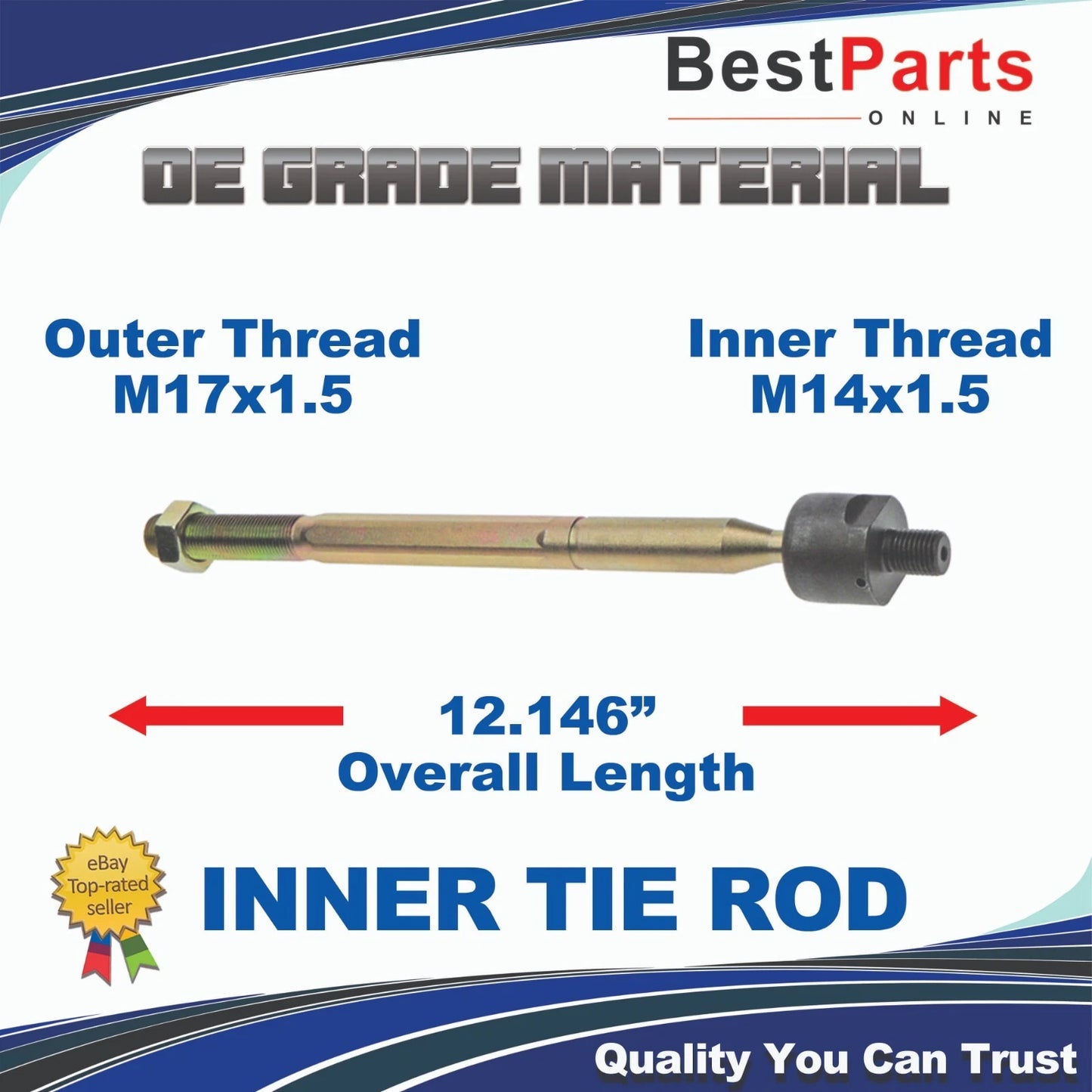 5 Inner Tie Rod End for Mazda 3 (2004–2013)