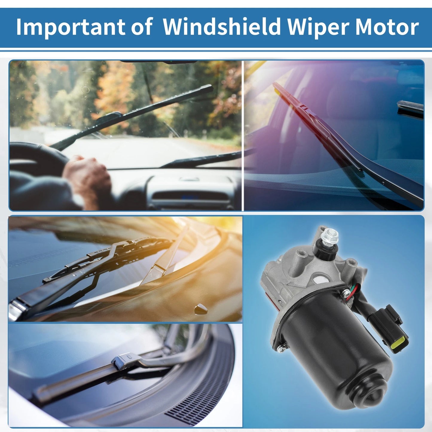 Front Windscreen Wiper Motor for Land Rover Freelander (1998-2006)