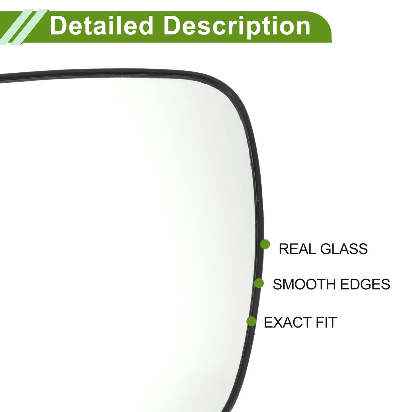 Left Side Mirror Glass for HYUNDAI I30 GD (2012-2017)
