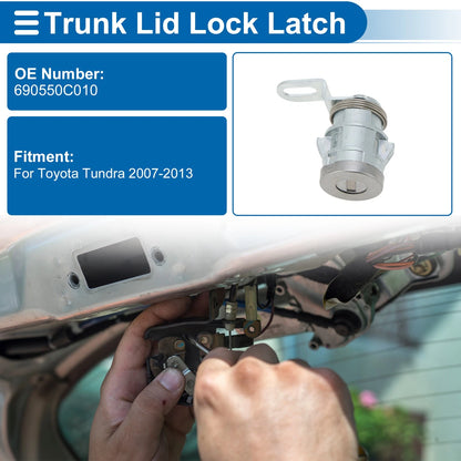 Trunk Lock Cylinder & Tailgate Lock Cylinder w/Keys for Toyota Tundra
