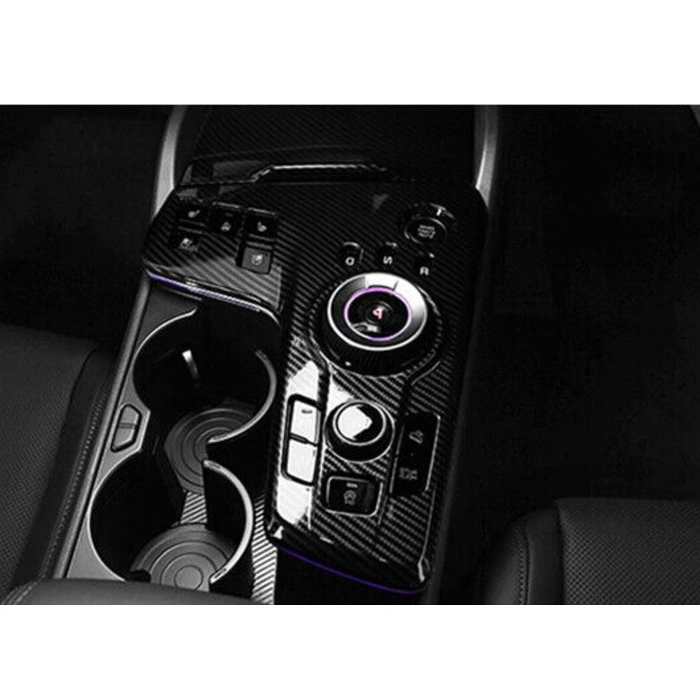 Carbon Fiber Gear Shift Knob Panel Cover for Kia Sportage (2022-2023)