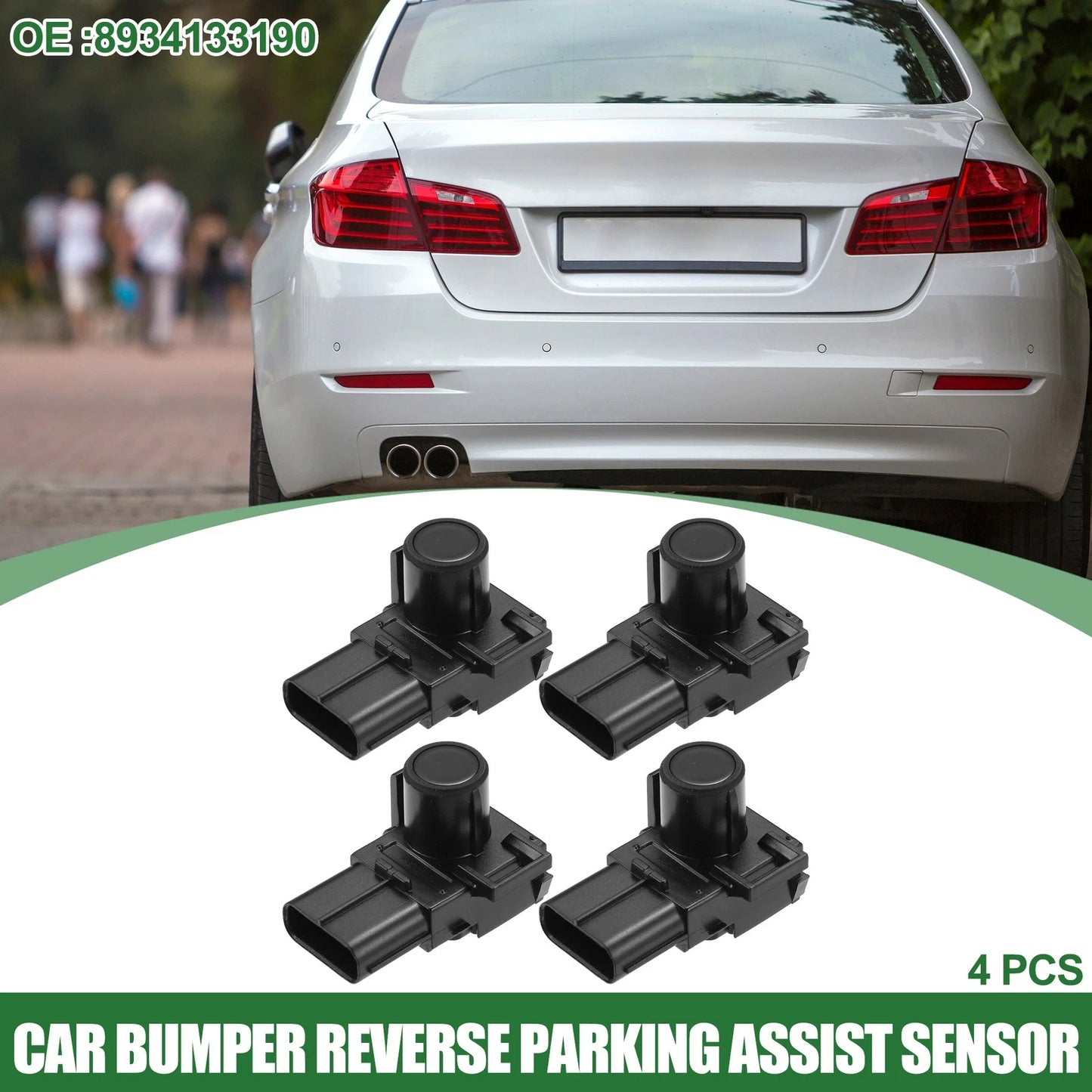 4 Pcs Bumper Reverse Parking Sensors for Lexus LX570 (2013-2015)