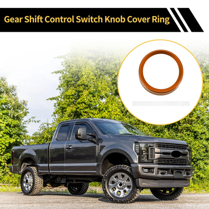 Orange Gear Shift Control Switch Knob Cover Ring for Ford Maverick (2022)