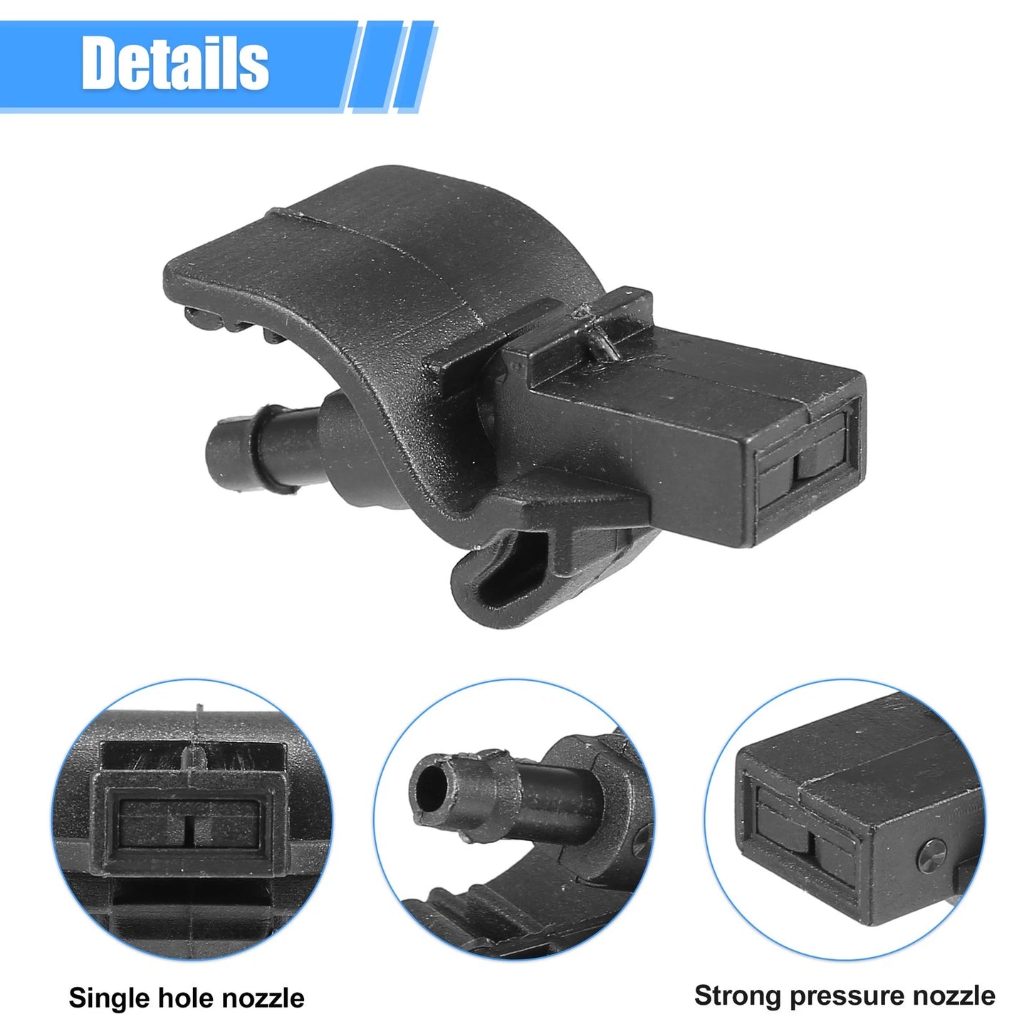 2 x Windshield Washer Nozzles for Ford Mustang (2017)