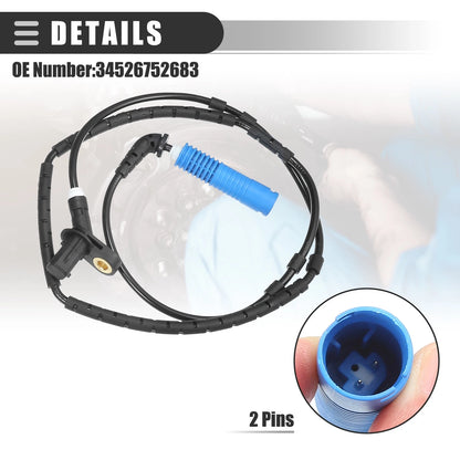 ABS Sensor 2 x for BMW 325Ci (2001-2006)