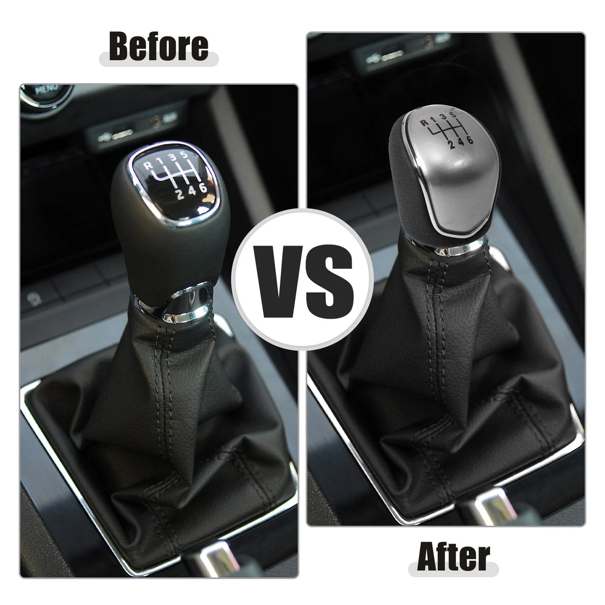 6 Speed Manual Gear Shift Knob for Ford Mondeo S-MAX C-MAX Kuga (2007-2014)