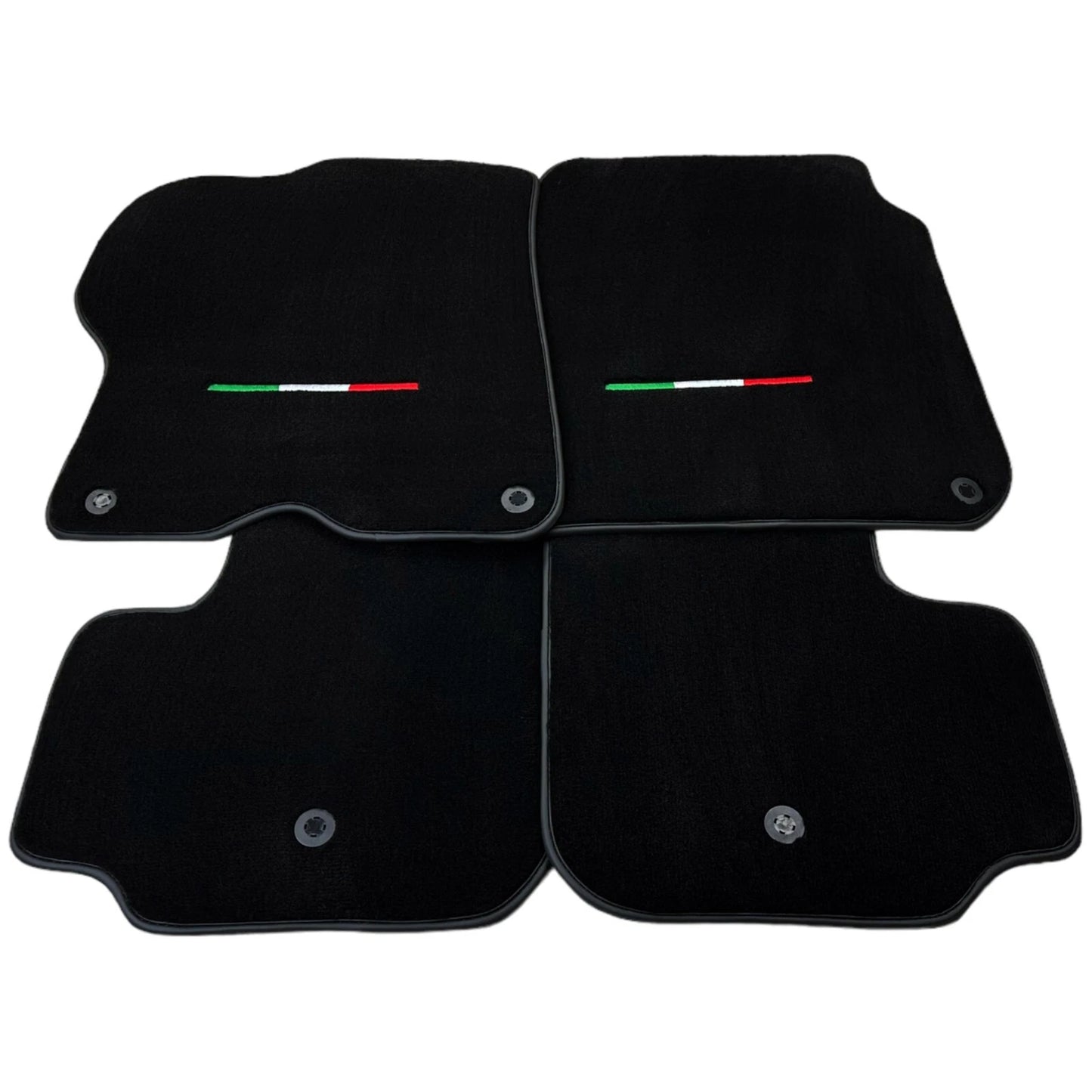 Black Floor Mats for Ferrari GTC4 Lusso (2016-2023) - AutoWin Brand