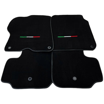 Black Floor Mats for Ferrari GTC4 Lusso (2016-2023) - AutoWin Brand