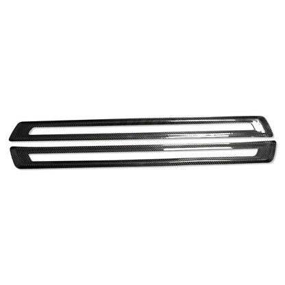 100% Dry Carbon Fiber Door Sill Trim Strip for BMW 4 Series G22 G23 G26 21-23