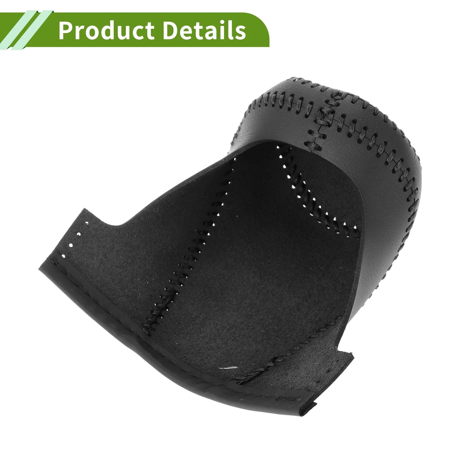 Gear Shift Knob Cover for Chevrolet Malibu (2016-2020) Black Faux Leather