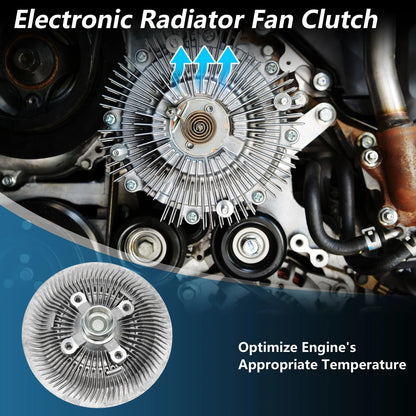 Engine Cooling Fan Clutch for Dodge Ram 2500 V8 (1998 - 1999, 2001)