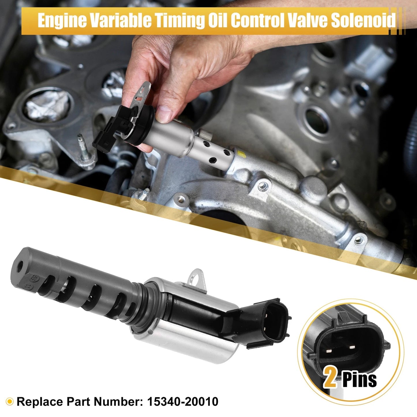 Engine Variable Valve Timing Control Solenoid for Toyota Avalon