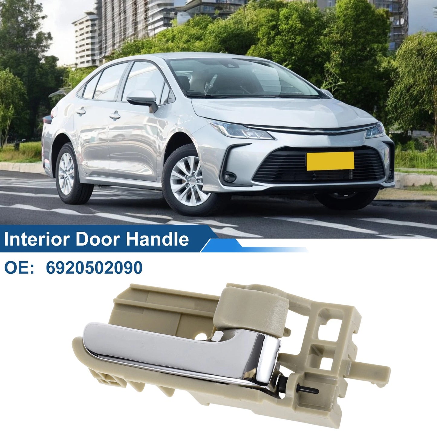 Front Driver Side Interior Door Handle for Toyota Corolla (2003–2008)