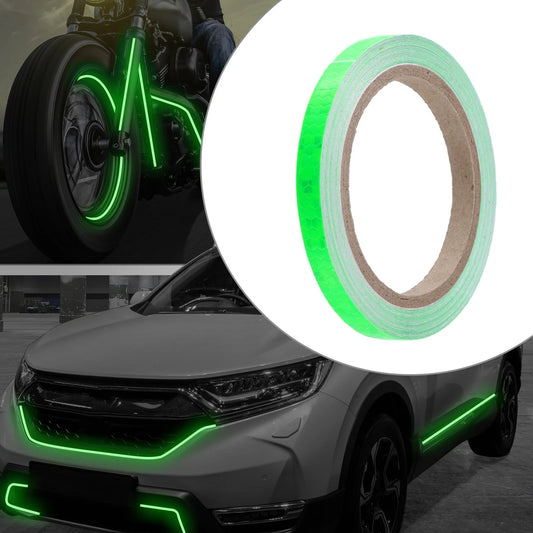Universal Reflective Tape for Motorcycles Green High Brightness PVC