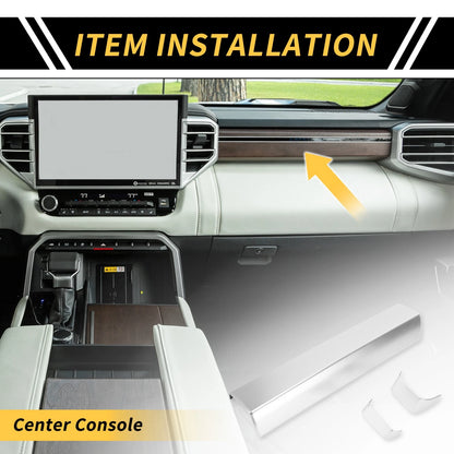 Central Console Instrument Strip Cover for Toyota Tundra (2022-2024)