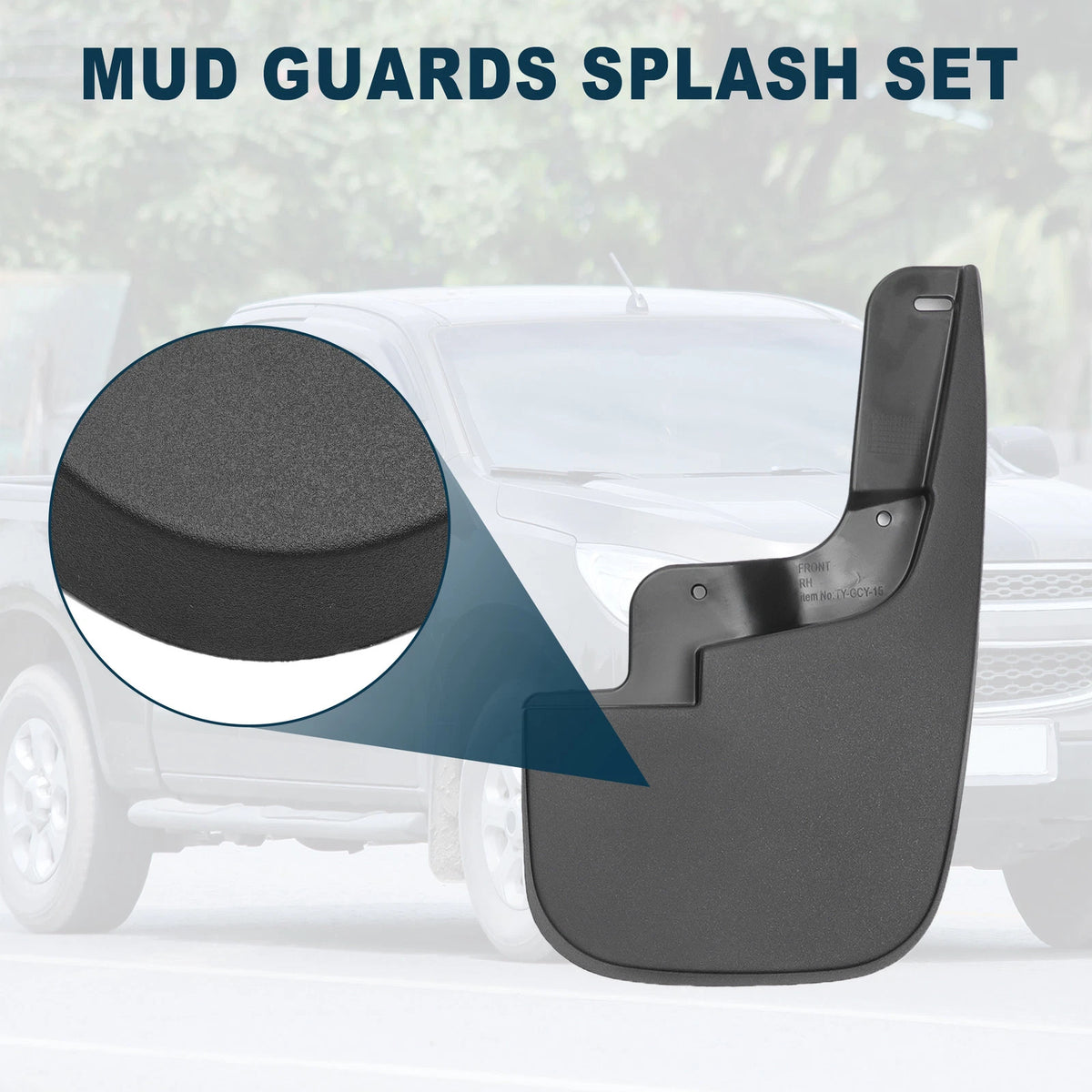 Mud Flap Splash Guard for Chevrolet Colorado / GMC Canyon (2015-2022)