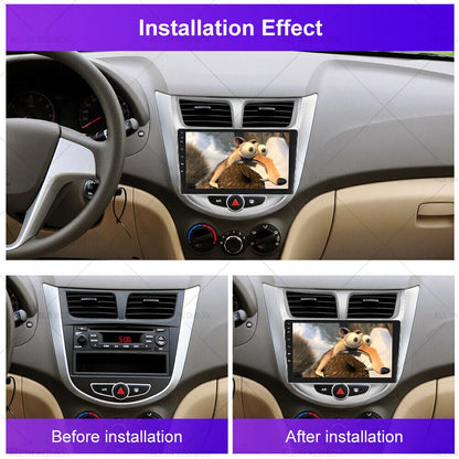 9" Touch Screen CarPlay In-Dash Stereo for Hyundai Accent (2011-2019)