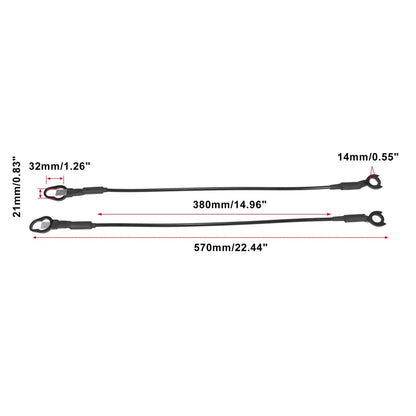 Rear Tailgate Cables for Dodge Ram 1500 2500 3500