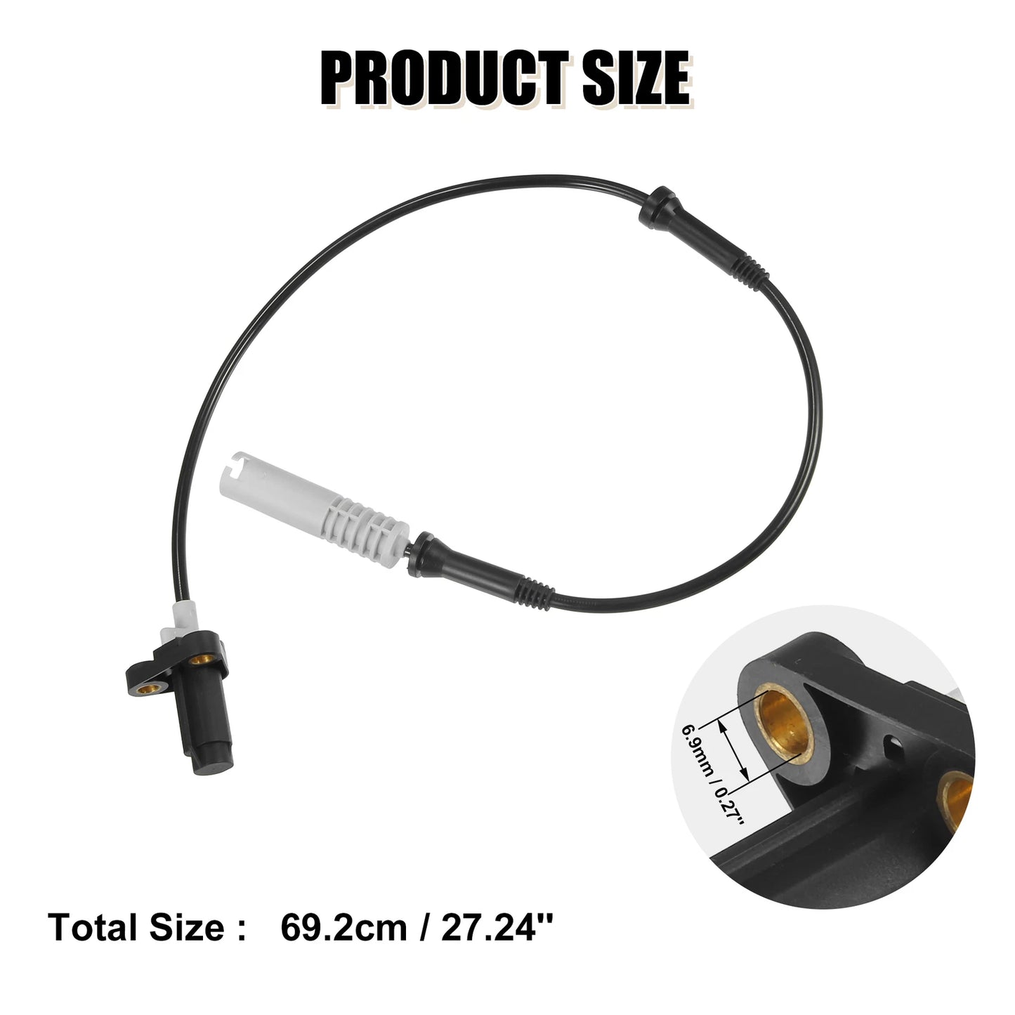 ABS Wheel Speed Sensor Front Left/Right for BMW 520i 523i 528i (2001-2007)