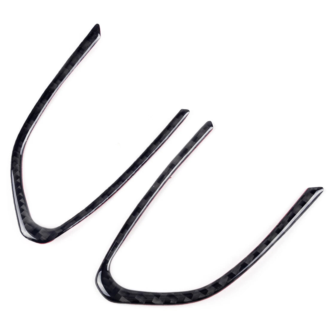 Carbon Fiber Steering Wheel Button Frame Trim for Infiniti Q50 Q50L (2018-2019)
