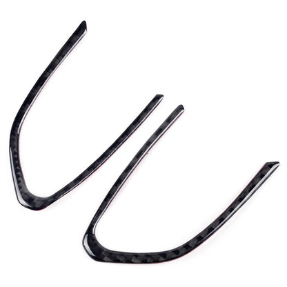 Carbon Fiber Steering Wheel Button Frame Trim for Infiniti Q50 Q50L (2018-2019)