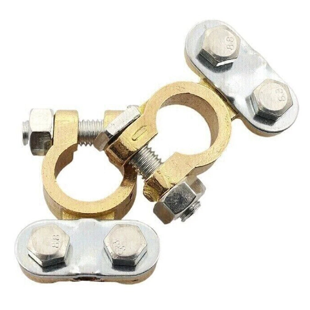 Battery Terminals 21mm Head Width Brass/Aluminium