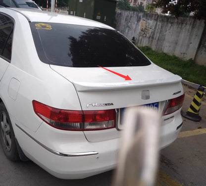 Factory Style Spoiler Wing for 2003-2005 Honda Accord 4DR Sedan White ABS