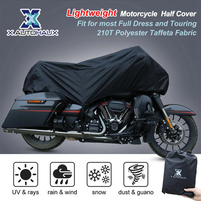 Half Cover / XL Large / Motorcycle Motorbike Half Cover for Motorcycle