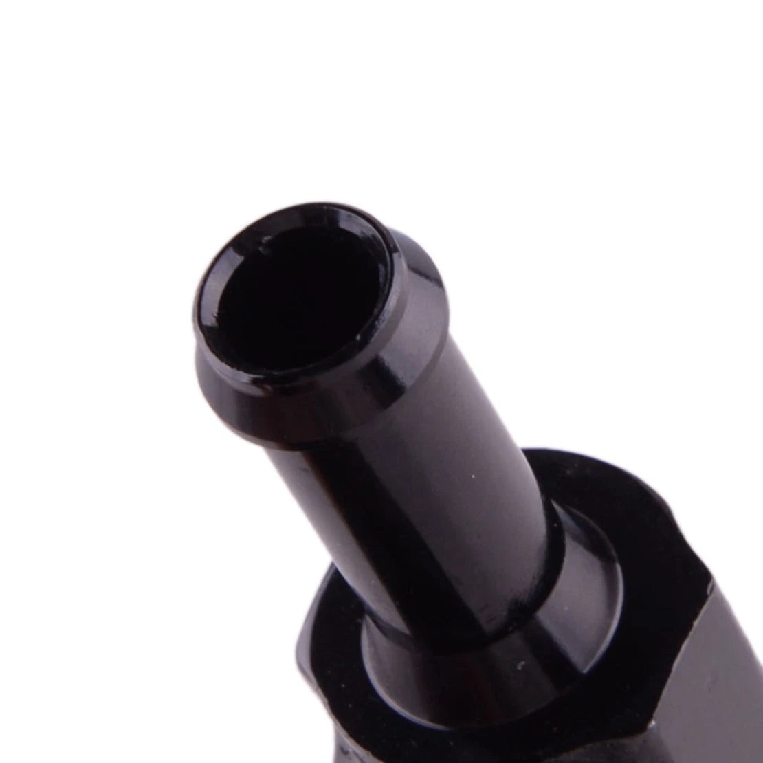 6AN Female to 3/8 & 5/16 Barb Fitting Adapter 90 Degree for Hot Aluminum