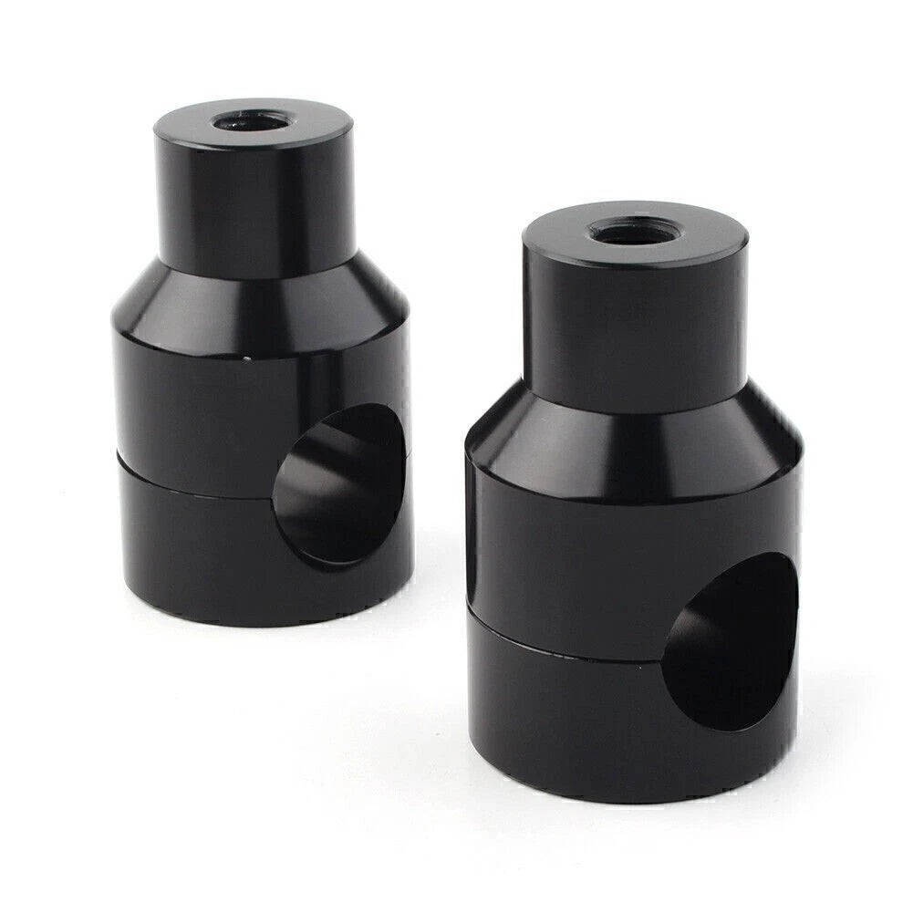 1" Motorcycle Handlebar Mount Adapter Risers Clamp for Harley Honda