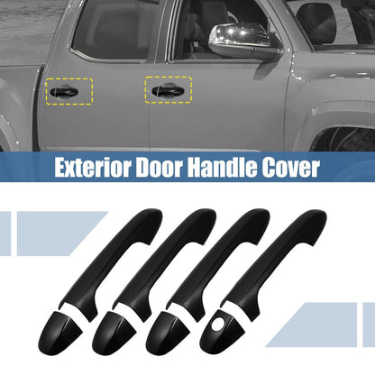 8pcs ABS Exterior Side Door Handle Cover Trim for Toyota Tacoma (2016–2021)