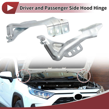 Hood Hinges for Ford Police Responder Hybrid Front Bonnet Bracket 2 x (2019-2020)