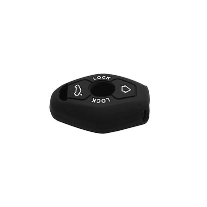 Black Silicone 2 x Button Remote Key Cover Case for BMW