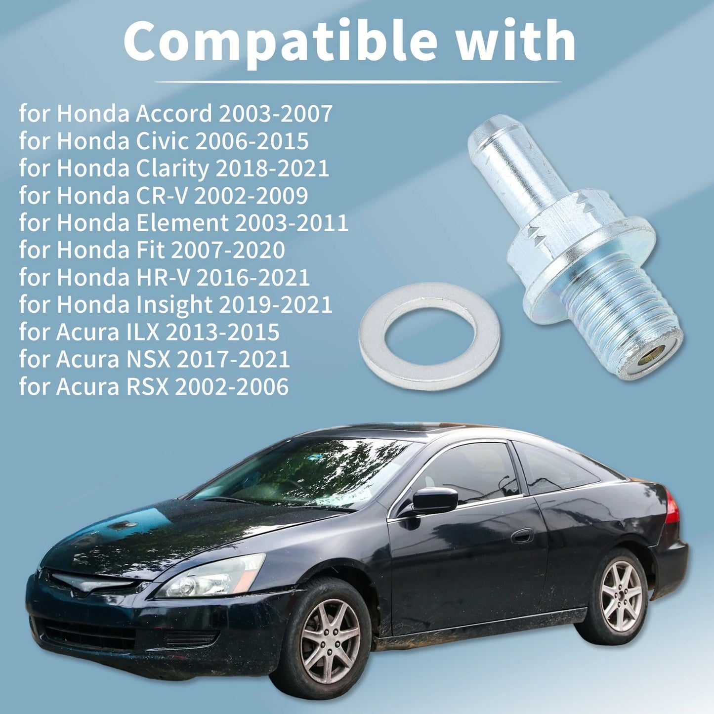 PCV Valve & Washer for Honda Accord Civic (2003-2012)