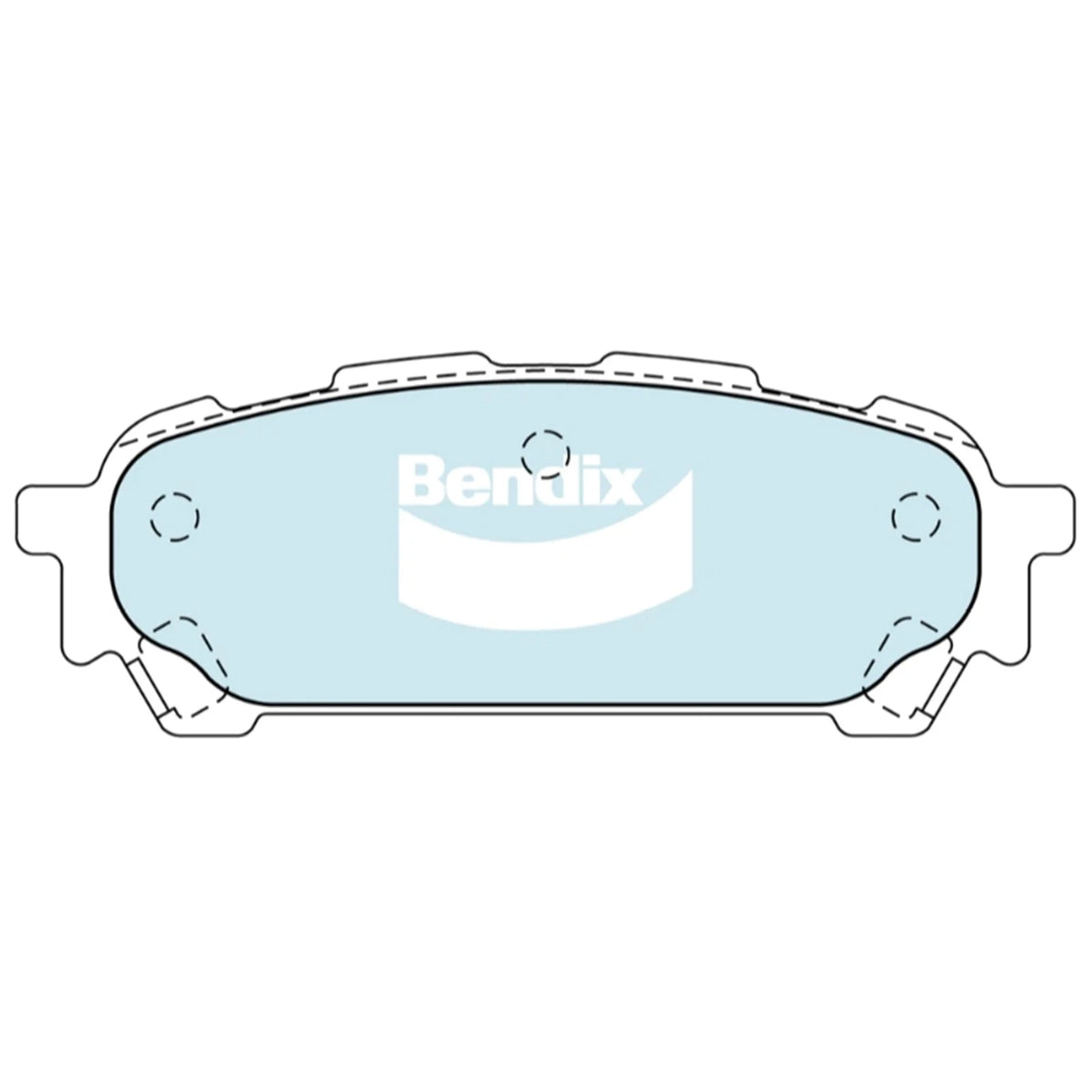 Rear Disc Brake Pad Set 2.0L 2.5L for Subaru Forester SG SH (2003 - 2008)