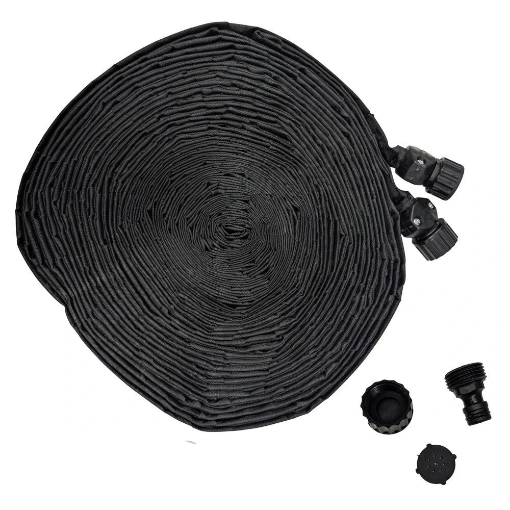 15m 30m Flat Soaker Hose for Drip Irrigation Leak-Proof Sprinkler Hose