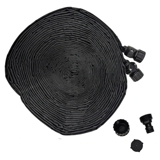 15m 30m Flat Soaker Hose for Drip Irrigation Leak-Proof Sprinkler Hose