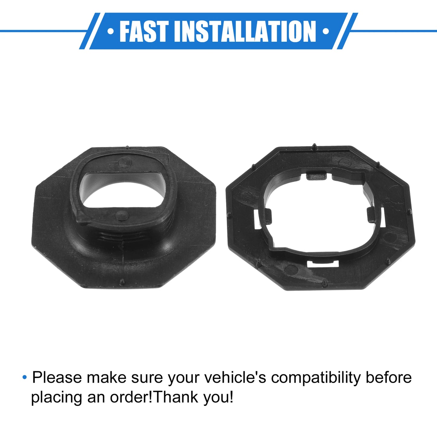 4 x Car Holder Retainers for Lexus GS (2013-2019) Durable Plastic Black