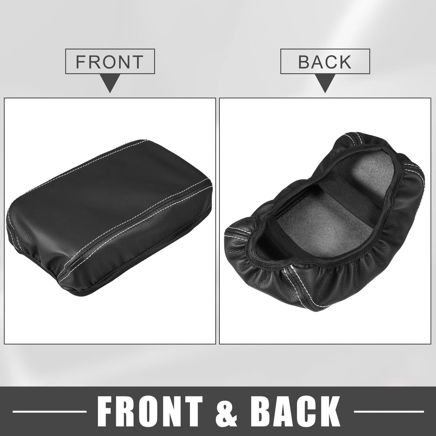 Console Armrest Cushion for Toyota Corolla Cross 2022-2023 Black/White