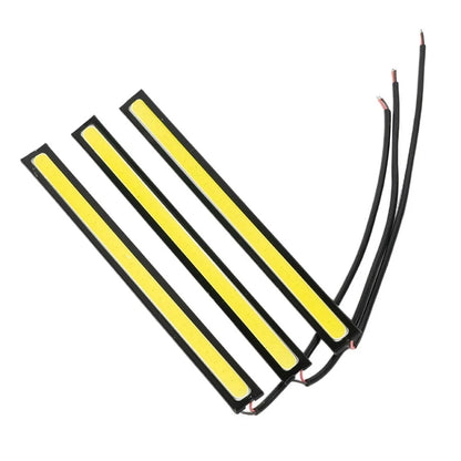 Car Daytime Running Lights 17CM COB LED Ultra-thin Waterproof 3pcs