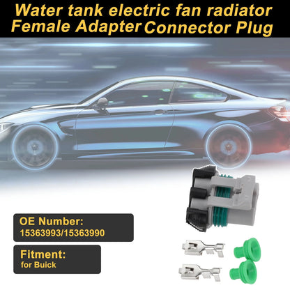 Radiator Fan Assembly Connector Plug 2 x for Buick