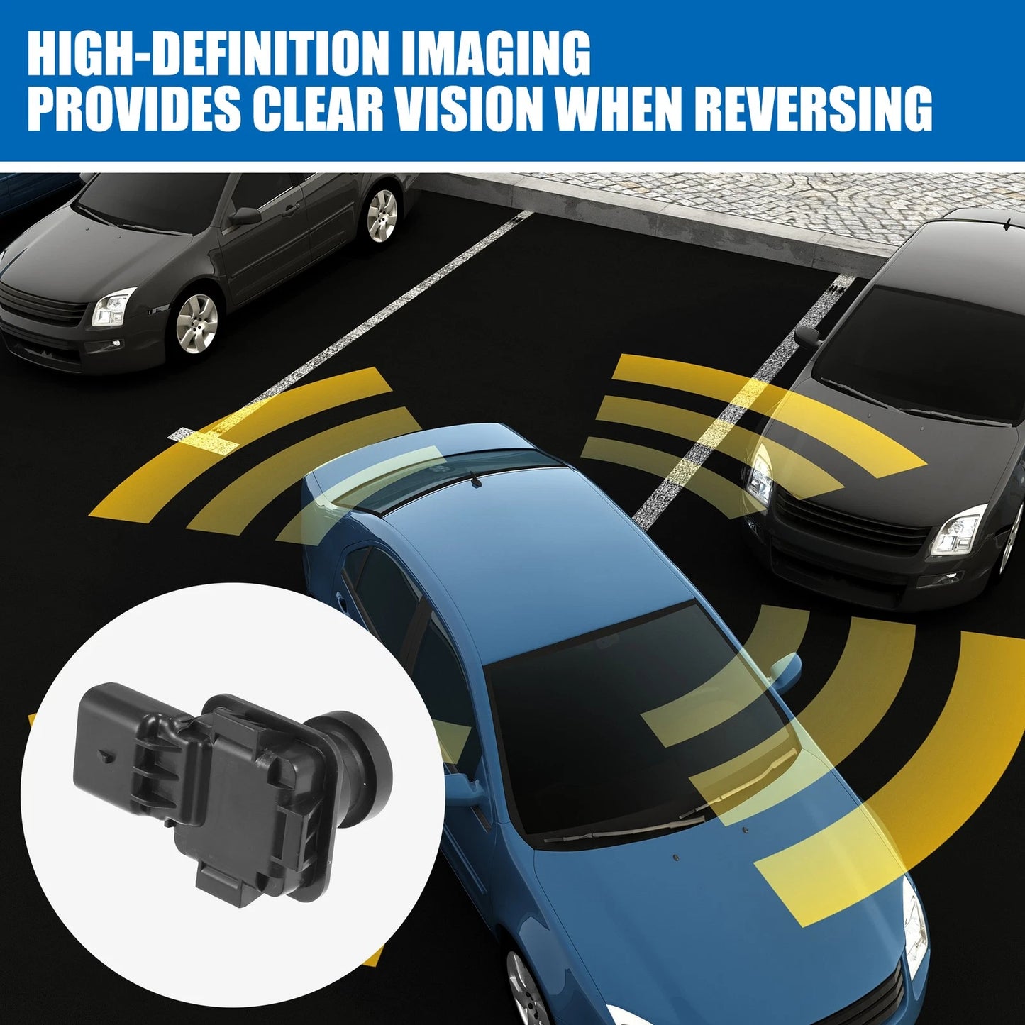 Car Rear View Backup Camera for Ford Transit (2014-2023)