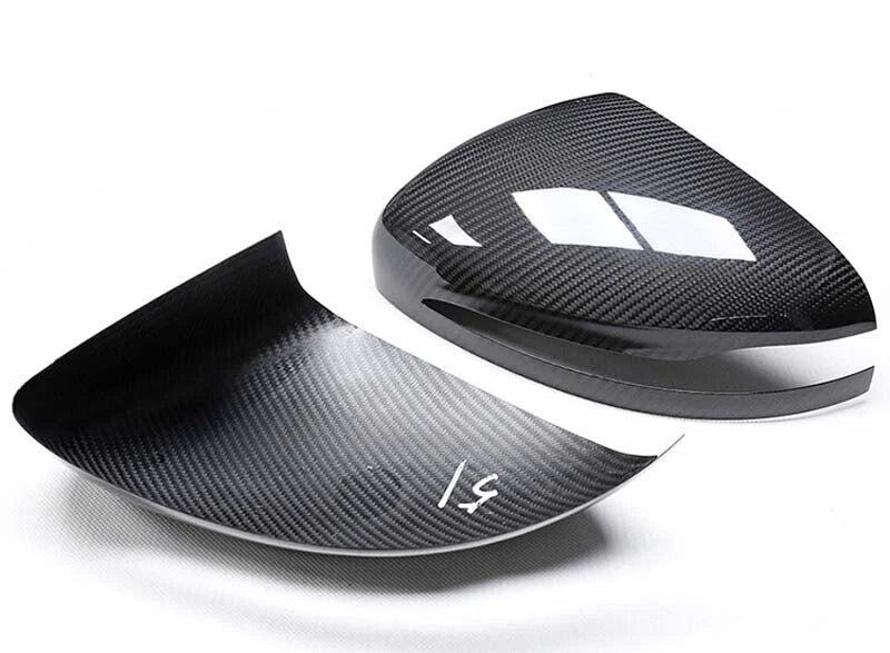 DRY Carbon Fiber Add-on Side Mirror Shell Cover Caps For Benz W167 GLE 2019-2020