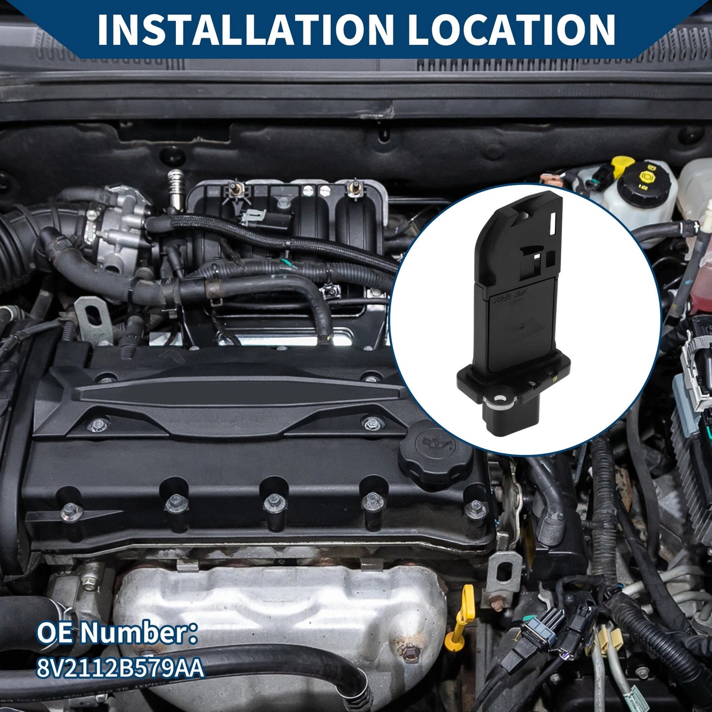 Mass Air Flow Sensor for Ford Transit (2009-2013) 1 Pc
